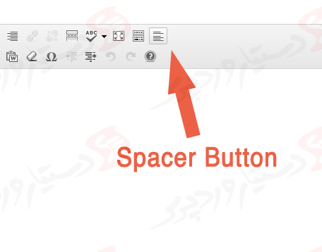 دستیار وردپرس - افزونه Spacer
