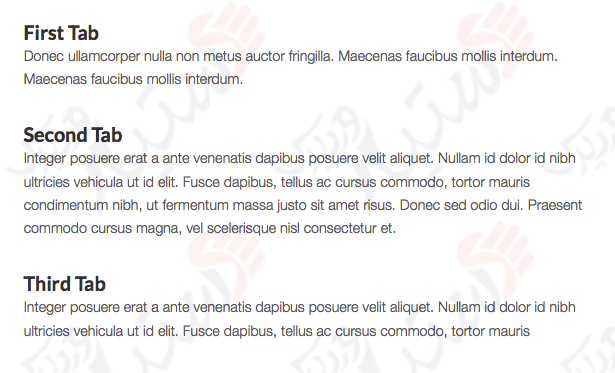 دستیار وردپرس - افزونه Tabby Responsive Tabs