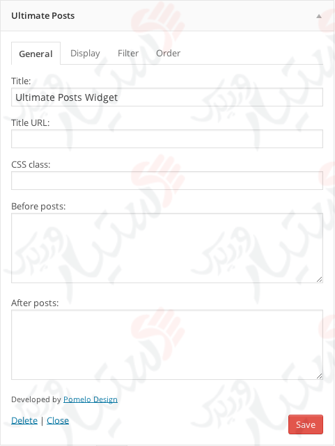 دستیار وردپرس - افزونه Ultimate Posts Widget