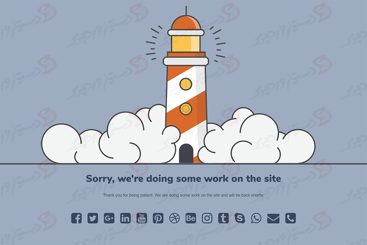 دستیار وردپرس - افزونه Under Construction