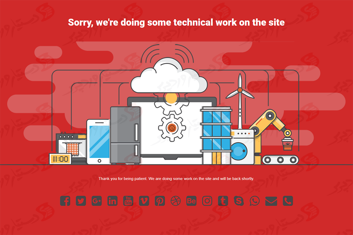 دستیار وردپرس - افزونه Under Construction