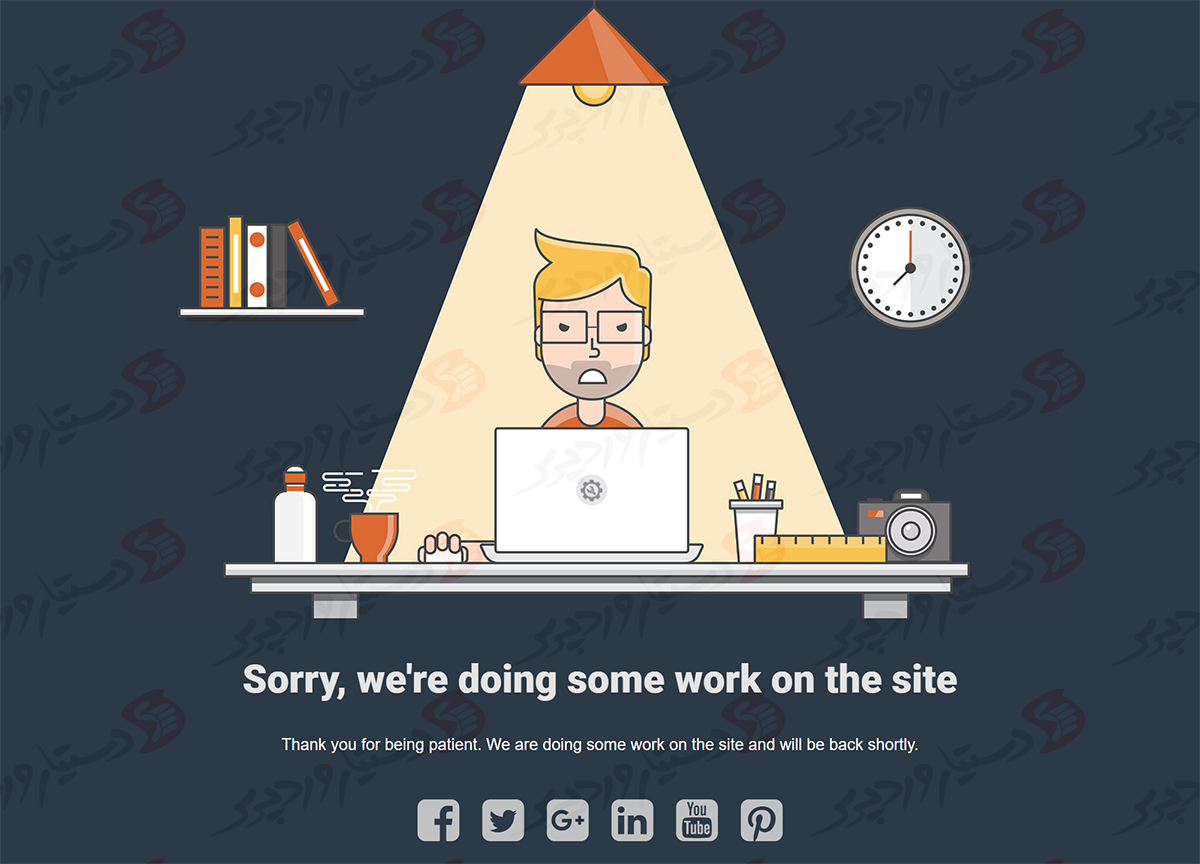 دستیار وردپرس - افزونه Under Construction