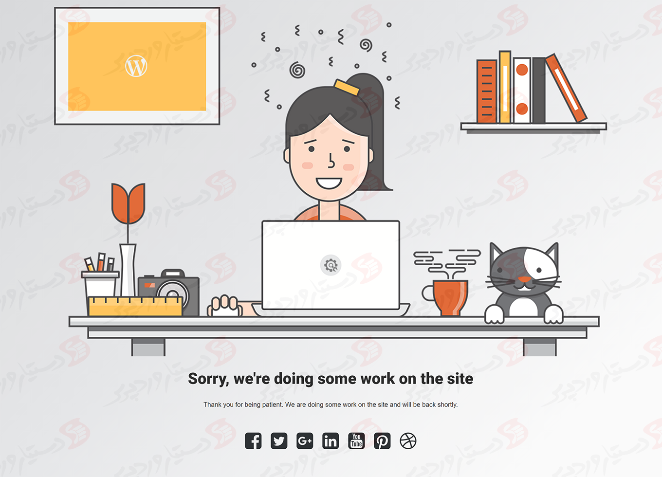 دستیار وردپرس - افزونه Under Construction