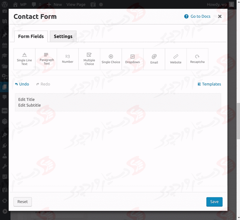 دستیار وردپرس - افزونه Unyson