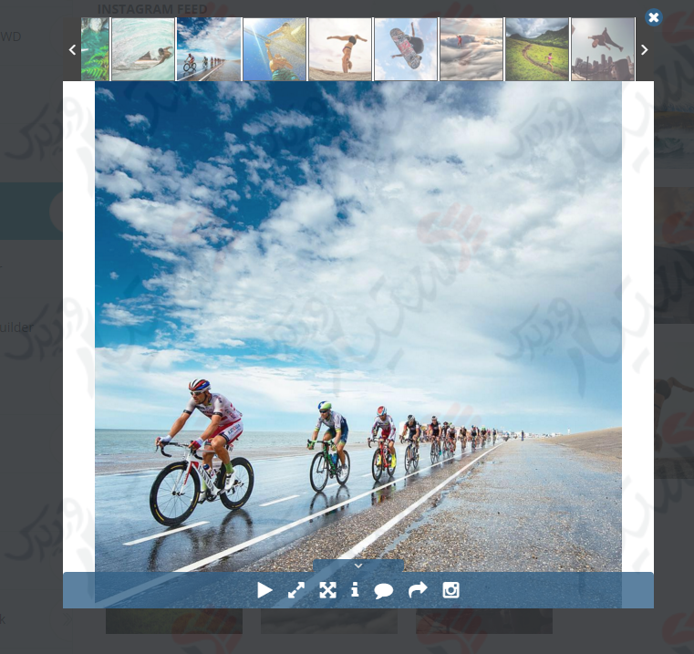 دستیار وردپرس - افزونه 10Web Instagram Feed Instagram Gallery