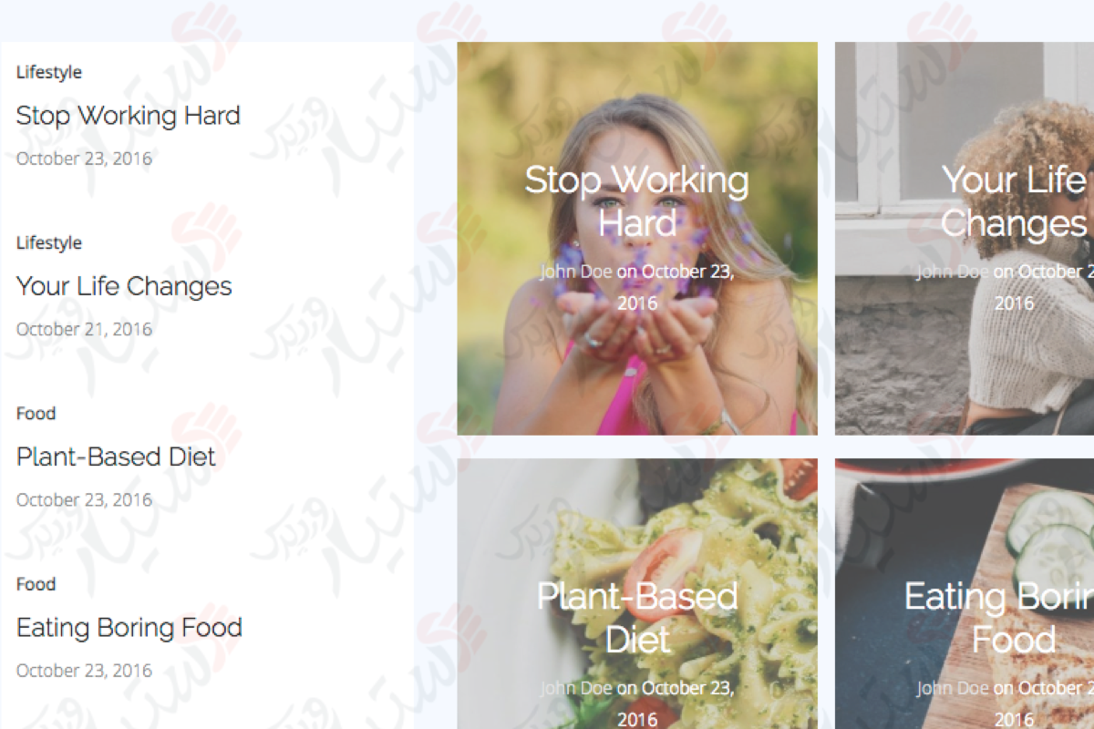 دستیار وردپرس - افزونه Widgets for SiteOrigin