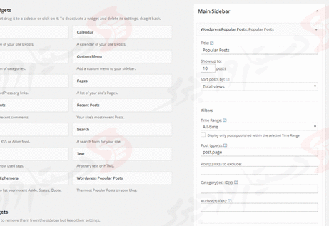 دستیار وردپرس - افزونه WordPress Popular Posts
