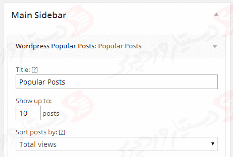 دستیار وردپرس - افزونه WordPress Popular Posts