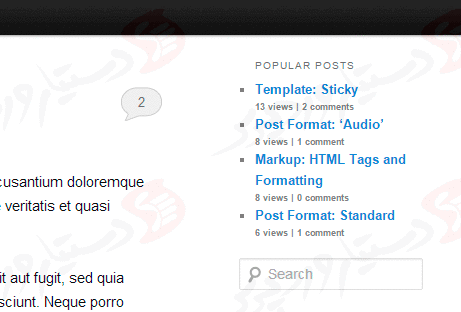 دستیار وردپرس - افزونه WordPress Popular Posts
