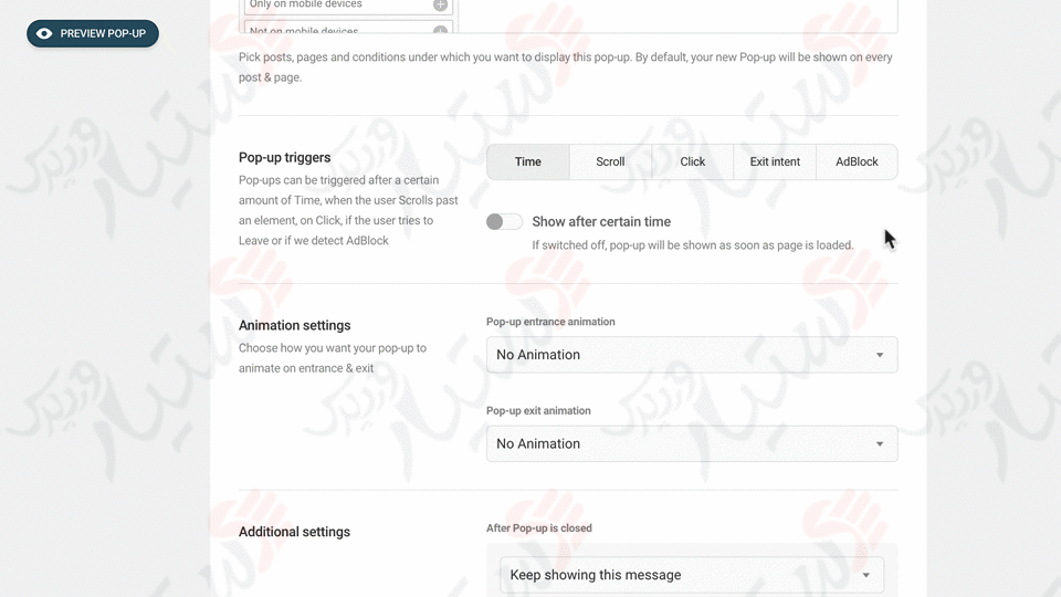 دستیار وردپرس - افزونه Hustle Pop-Ups, Slide-ins and Email Opt-ins