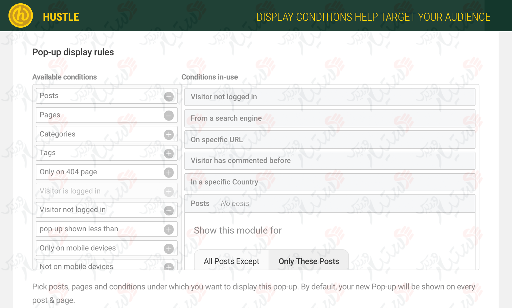 دستیار وردپرس - افزونه Hustle Pop-Ups, Slide-ins and Email Opt-ins