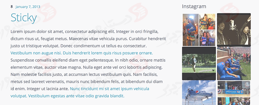 دستیار وردپرس - افزونه WP Instagram Widget