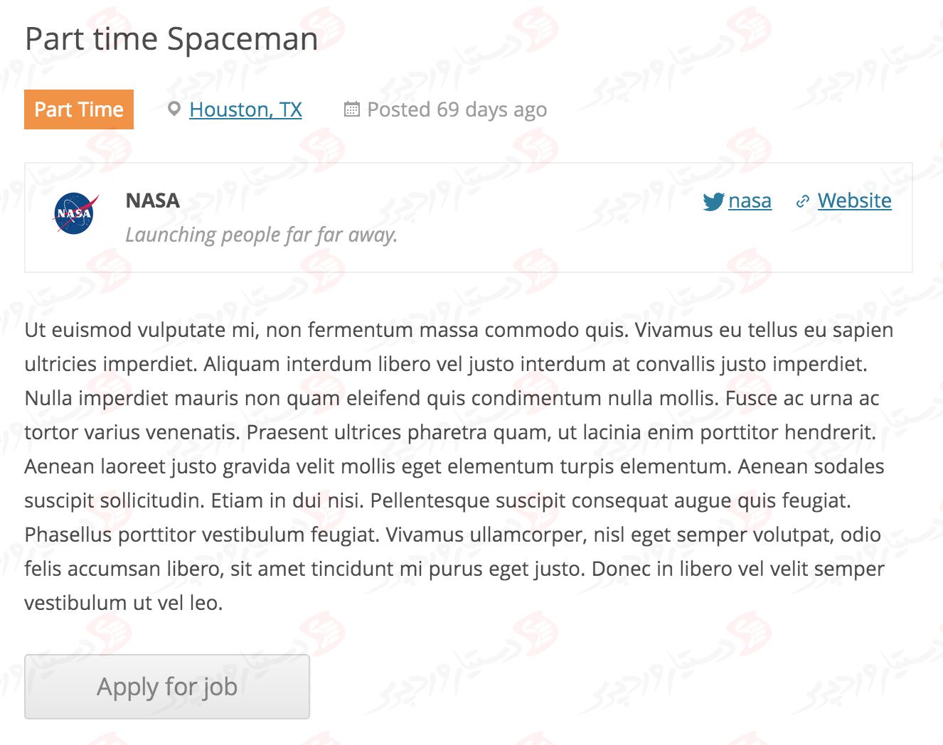 دستیار وردپرس - افزونه WP Job Manager