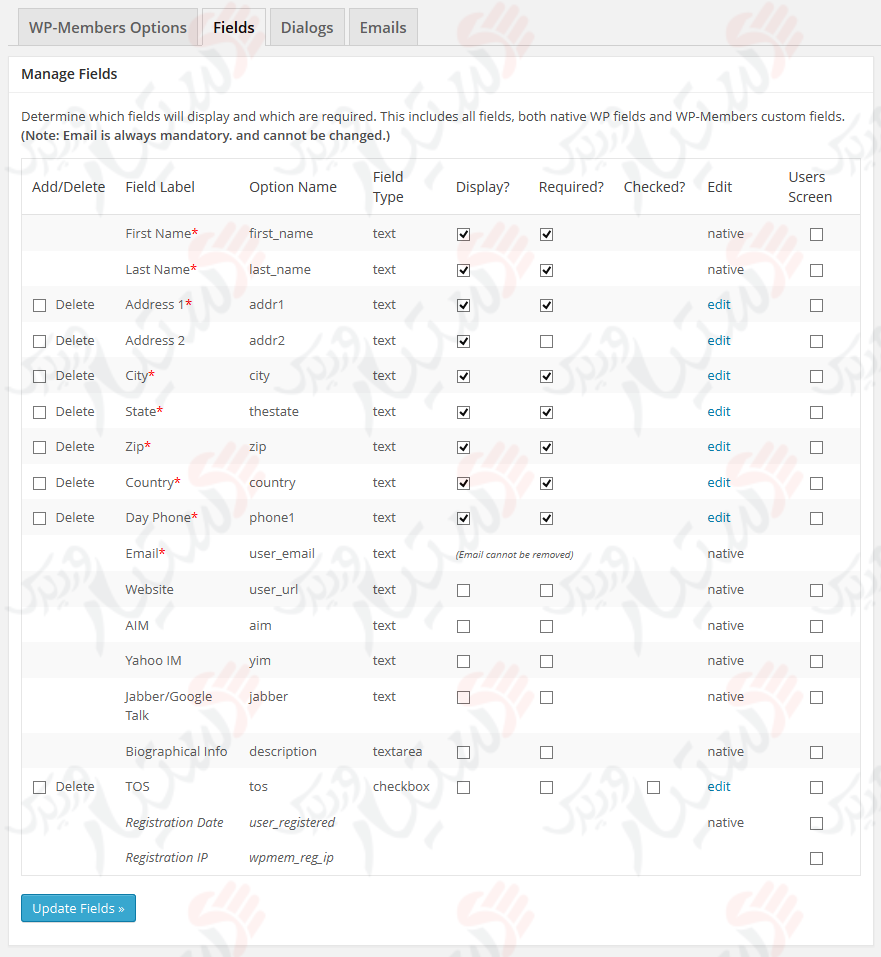 دستیار وردپرس - افزونه WP-Members Membership Plugin
