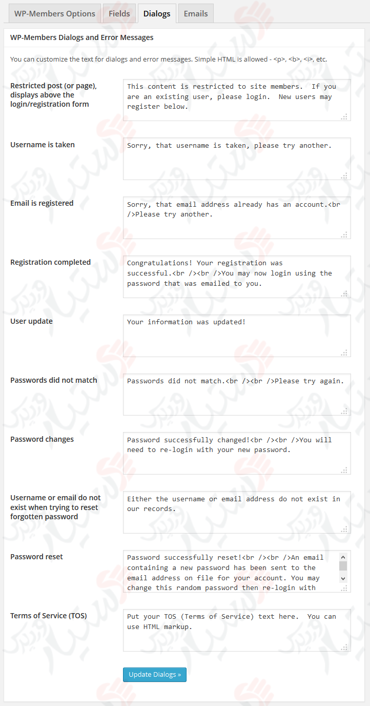 دستیار وردپرس - افزونه WP-Members Membership Plugin