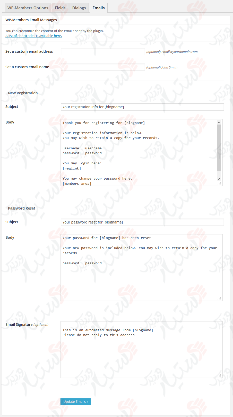 دستیار وردپرس - افزونه WP-Members Membership Plugin