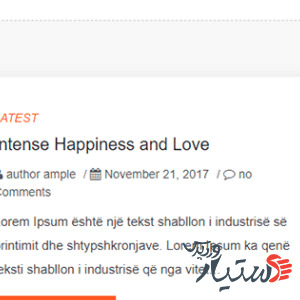 دانلود قالب وردپرس Ample Blog