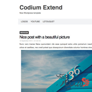 دانلود قالب وردپرس Codium Extend