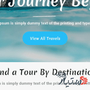 دانلود قالب وردپرس Tafri Travel