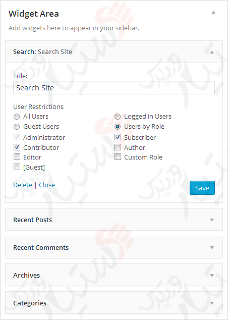 دستیار وردپرس - افزونه WPFront User Role Editor