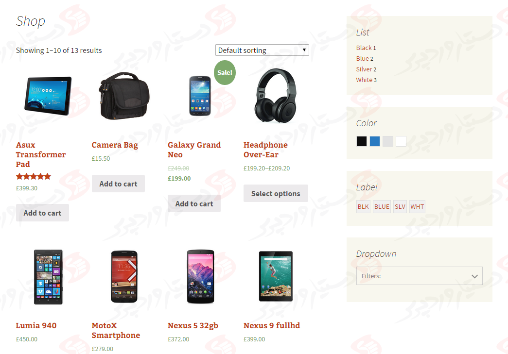 دستیار وردپرس - افزونه YITH WooCommerce Ajax Product Filter