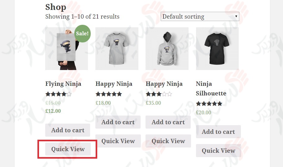 دستیار وردپرس - افزونه YITH WooCommerce Quick View